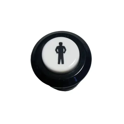 MOD. 07/C Edierre Button Black Base - Printed Logo Player 1 - 2