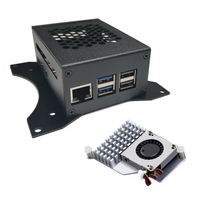 Raspberry Pi 5 Case Big with VESA Mounts and Active Cooler