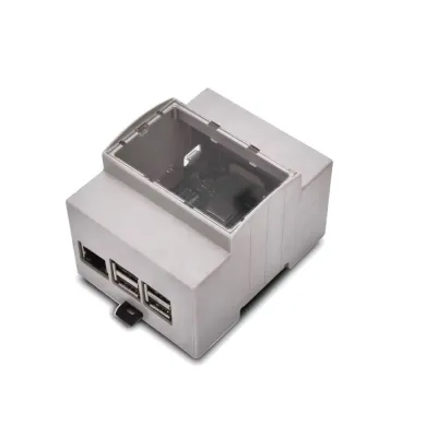 Modular Box Case for Raspberry PI3 on DIN Rail